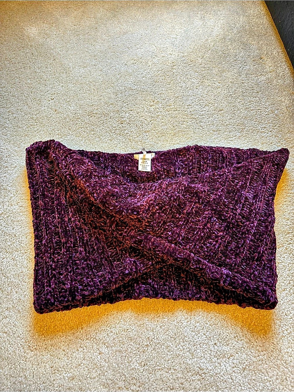 Free People Love Bug Chenille Cowl Infinity Scarf